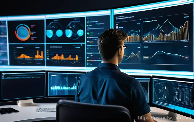 네트워크 필기 시험에서 자주 출제되는 문제 유형 - **Prompt for SD-WAN: Intelligent Network Management Dashboard**
"A highly detailed, realistic im...