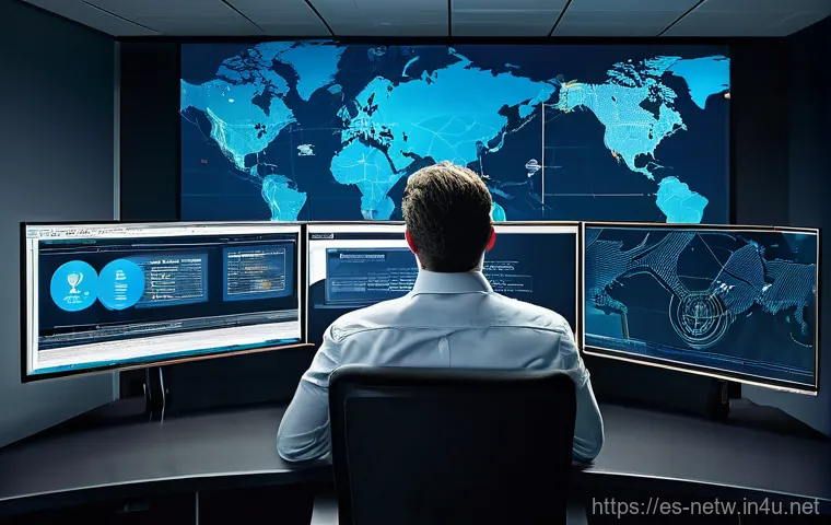 네트워크관리사 실기 시험에서 점수를 올리는 비결 - **Prompt 2: Dedicated Student in a Virtual Networking Lab**
    "A young adult student, dressed in c...