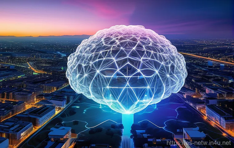 네트워크 실무와 클라우드 네트워크 구축 기술 - **Prompt 1: The Digital Symphony of Data Flow**
    "A vibrant, dynamic illustration depicting the i...