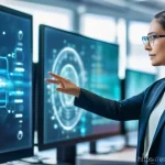 네트워크관리사와 리눅스마스터 병행 학습법 - **Prompt:** "A diverse, professional male or female in their late 20s to early 30s, standing in a mo...